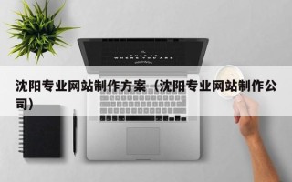 黔西南沈阳专业网站制作方案（沈阳专业网站制作公司）